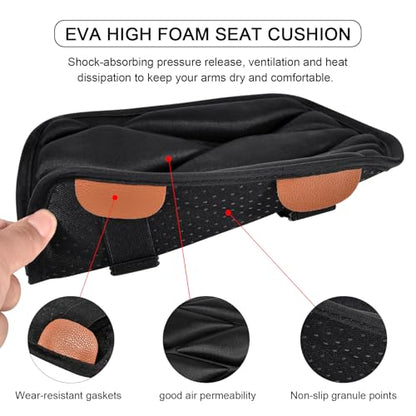 SaferCCTV Motorcycle Seat Cover ATV Padded Seat Protector,Motorcycle Seat Cushion Air Cooling 3D Motorcycle Seat Pad(New Size M) - size: NEW Size M
