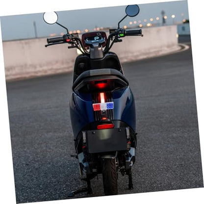 Motorcycle Strobe Light High Brightness Rear Warning Lamp for Cars Dual Tail Light for Enhanced Night Visibility and Safety