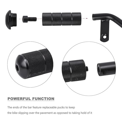 Mokuo Motorcycle Highway Extend Footrest Bar in Heavy Iron Material Come with Foot Peg,Compatible with YAMAHA Zuma 125 2009-2014,Black Color - size: 2009-2014 BW's