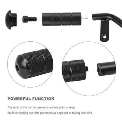 Mokuo Motorcycle Highway Extend Footrest Bar in Heavy Iron Material Come with Foot Peg,Compatible with YAMAHA Zuma 125 2009-2014,Black Color - size: 2009-2014 BW's