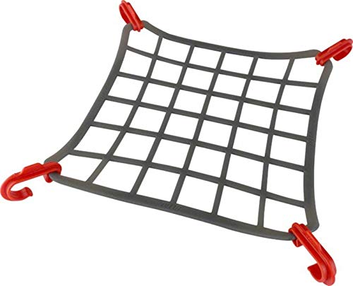 Small Cargo Net Elasto Net by Delta Cycle - Expandable Bungee Net with Hooks Stretches 2X in Size - Bike Cargo Net Keeps Your Gear Tightly in Place for Bikes & Kayaks - style: Elasto Net