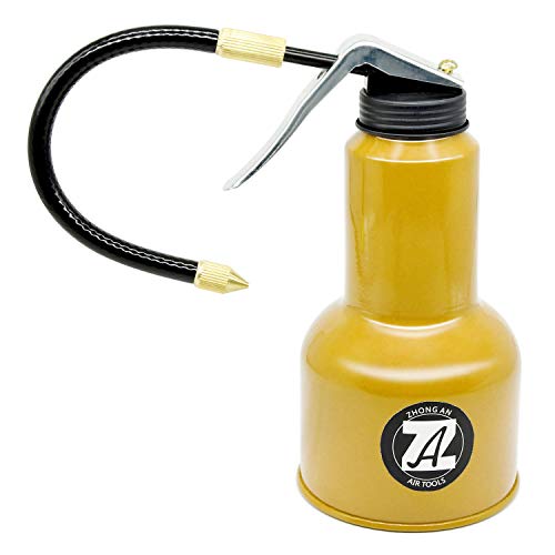 Pistol Pump Oiler with Flex Spout-17 oz. Capacity - color: B:Yellow
