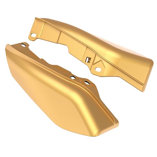 Mid Frame Air Deflectors Heat Shield Fit for Harley Touring 2009-2026 Black Hills Gold - color: Black Hills Gold