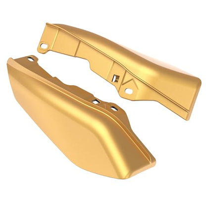 Mid Frame Air Deflectors Heat Shield Fit for Harley Touring 2009-2026 Black Hills Gold - color: Black Hills Gold