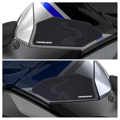 for Yamaha Tracer 9 GT TRACER9 Tracer 9GT 2025 2026 Motorcycle Accessories Side Fuel Tank Grips Tank Pads Protector Stickers Decal Gas Knee Grip Traction Pad Tankpad PVC Rubber Black