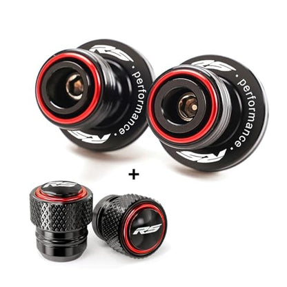 Crash Protectors CNC Motorcycle Swingarm Spools Slider Stand Screws Compatible With Aprilia RS660 RS457 RS 660 457 2009-2026(Red) - color: Red