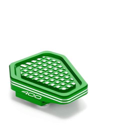 Modeer Motorcycle Widening Foot Brake Pedal Extension Compatible with Z400 (2018-2024) Enlarge Anti-Slip Peg Extender Plate z 400 Accessories (green) - color: green, size: Z400