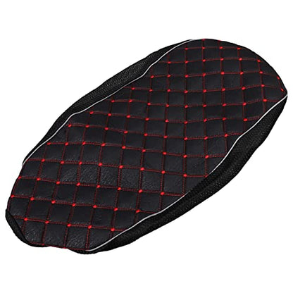 VICASKY Black Universal Motorcycle Seat Cover,3D Spacer Mesh Fabric Scooter Cushion Breathable Anti-Slip Moped Seat Cover for All-Weather Protection & Comfort Riding