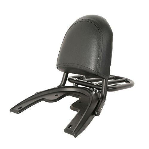 SLMOTO Sissy Bar Backrest Luggage Rack & Baseplate Fit for Harley V-Rod VRSCA 2002-2006 New - color: for Harley V-Rod