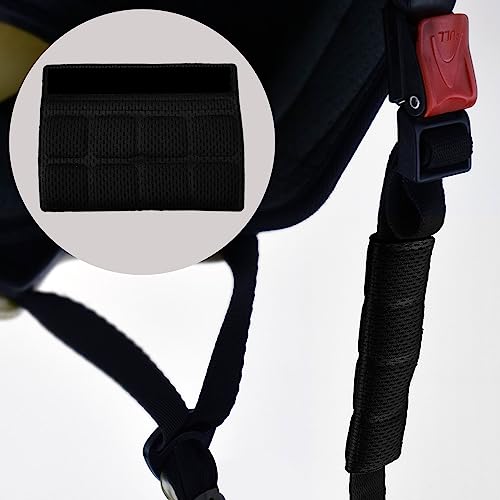 JHFGJGH 2 Set Cycle Helmet Pads, Universal Foam Pads for Motorcycle Bike Cycling Helmet (Black) - color: Black