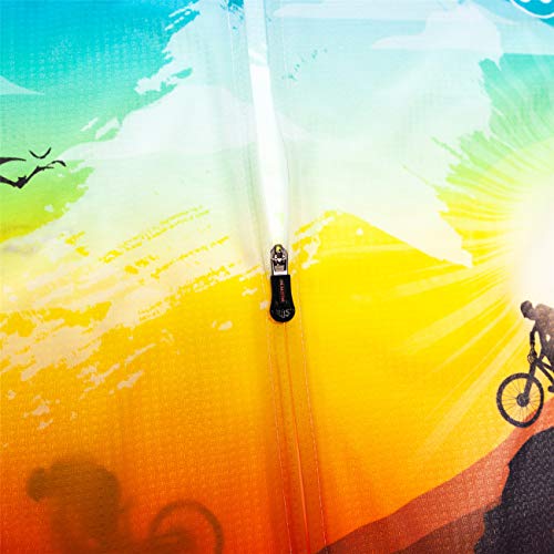 Cycling Jerseys Men,Mountain Bike Jersey Summer Short Sleeve Breathable Bicycle Tops Riding Bike Shirts Quick Dry - color: Cf0062, size: 3X-Large