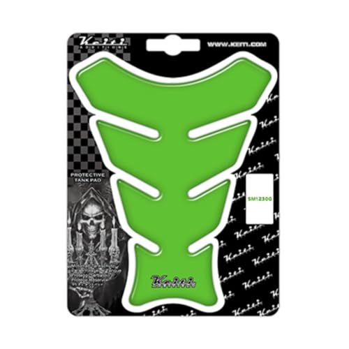 Keiti Motorcycle Tank Pad Small SM1230 (Green) - color: Green