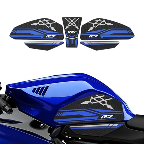 for YZF-R7 YZFR7 2021-2025 2024 2026 Motorcycle Tank Pad Side Grips Gas Fuel Oil Knee Protector Stickers Decals YZF R7 2025 (b) - color: B