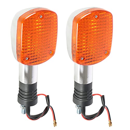 Front Pair turn signal indicators Replacement for Honda V45 Magna VF750C VF700C with stem