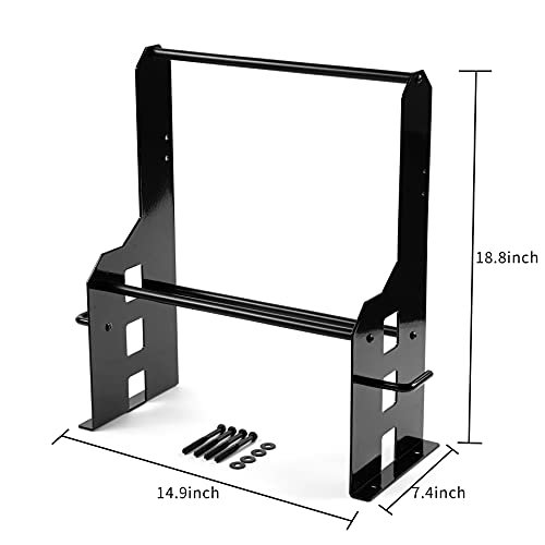 Heavy-Duty Detach Depot Wall Rack/Tour Trunk Pack/Garage Detachables Storage Luggage Rack for Harley Touring Road King, Road Glide, Electra Glide, Street Glide Models (Classic) - style: Classic