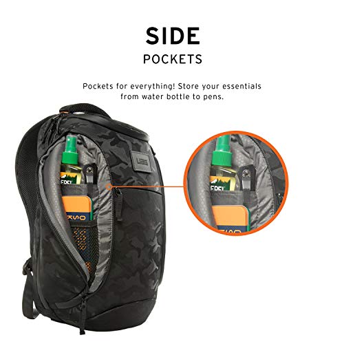 URBAN ARMOR GEAR UAG 18-Liter Backpack Lightweight Tough Weather Resistant Laptop Backpack, fits up to 13-inch, Standard Issue LE Black Midnight Camo - color: Standard Issue - Black Midnight Camo, size: 18-Liter
