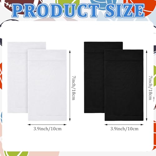 Vicenpal 2 Pairs Tattoo Cover up Sleeve Forearm Arm Sleeves for Women Men Compression Tattoo Upper Arm Cover(White and Black) - color: White and Black