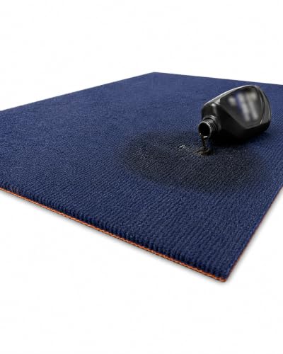 Oil Change Mat 32" x 64", Heavy-Duty Oil Mat for Garage and Driveway, Premium Absorbent Oil Leak and Drip Mat for Under Car, Reusable Washable Spill Pad with Waterproof Slip-Resistant Backing - size: 32"x64"