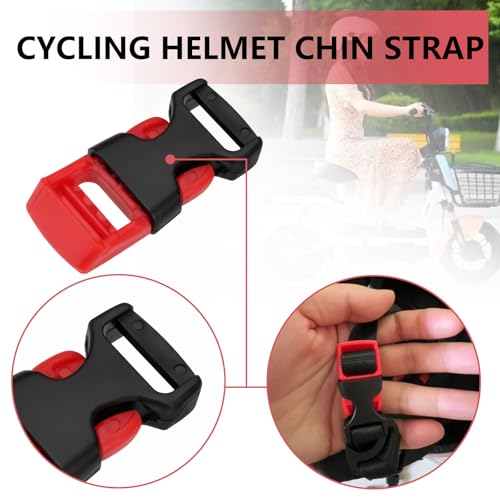 OTOTEC 2Pcs Helmet Chin Clip Chin Closure Plug Lock Replacement Part Helmet Spare Part Suitable for Electric Motorcycles, Roller Skates, Bicycles, Mountain Bikes and Other Helmets