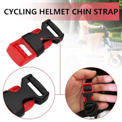 OTOTEC 2Pcs Helmet Chin Clip Chin Closure Plug Lock Replacement Part Helmet Spare Part Suitable for Electric Motorcycles, Roller Skates, Bicycles, Mountain Bikes and Other Helmets