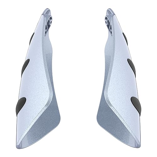 Advanblack Atlas Silver Metallic Hand Guard For Harley Touring Street Glide Road Glide - color: Atlas Silver