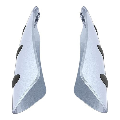 Advanblack Atlas Silver Metallic Hand Guard For Harley Touring Street Glide Road Glide - color: Atlas Silver