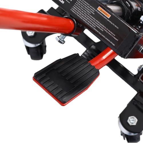 1500 LBS Hydraulic Motorcycle Lift Jack ATV Scissor Jack with 4.5"-15" Lifting Range Motorcycle Lift with Non-Slip Platform and Safety Lock Portable Dirt Bike Stand Lift for Garage Maintenance