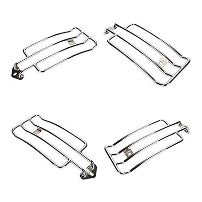 Motorcycle Rear Rack for Harley Davidson Sportster XL1200 883 1985-2003 (Chrome) - color: Chrome