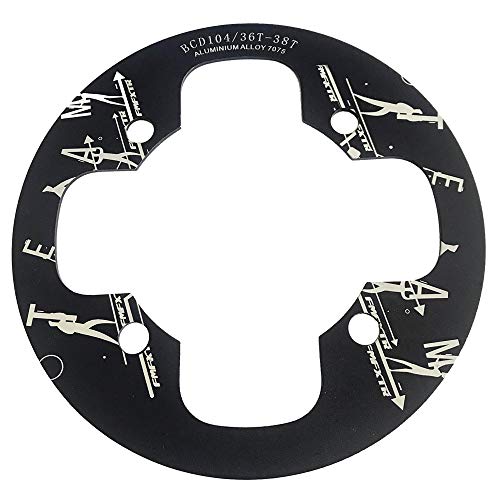 UPANBIKE Mountain Bike Chainring Guard BCD 104mm Aluminum Alloy Chainring Protector Cover for 32~34T 36~38T 40~42T Bicycle Chainring Sprockets