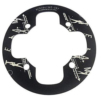 UPANBIKE Mountain Bike Chainring Guard BCD 104mm Aluminum Alloy Chainring Protector Cover for 32~34T 36~38T 40~42T Bicycle Chainring Sprockets
