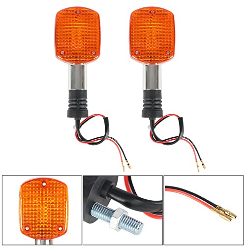 Front Pair turn signal indicators Replacement for Honda V45 Magna VF750C VF700C with stem