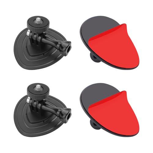 CQT Flexible Adhesive Mount Kit Motorcycle Helmet for DJI OSMO Action 6 5 4 pro 360, insta360 X5 X4 X3 one RS for GoPro Max 360 Panoramic Camera Hero 13/12/11/10/9/8 Sports Camera Accessories (2)