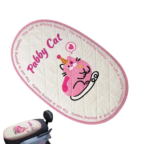 Scooter Seat Protector – Reflective Sun Blocking Cushion Cover, Ddual Layer Thermal Barrier, Weather Resistant Saddle Guard | Ideal for Electric Scooters, Mopeds, Outdoor Parking, Hot Climate - color: Pink