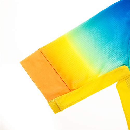 Cycling Jerseys Men,Mountain Bike Jersey Summer Short Sleeve Breathable Bicycle Tops Riding Bike Shirts Quick Dry - color: Cf0062, size: Small