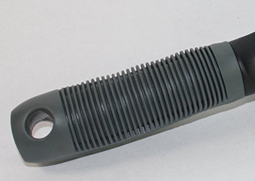 HI-TECH Wheel Spoke Brush for Motorcycles and Cars – Double Loop Bristles – 10” w/Soft Grip Handle