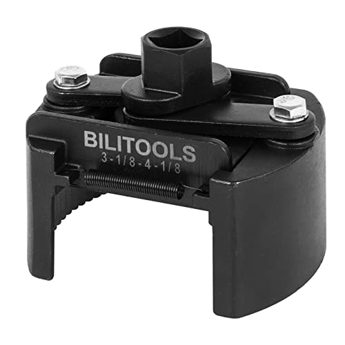 BILITOOLS Universal Oil Filter Wrench Removal Tool Adjustable, 80-105mm (3.15-4.13 inch), 1/2" Drive - size: 80-105mm