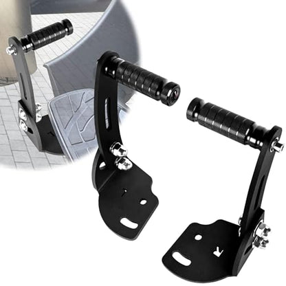 Adjustable Aluminium Driver Foot Rest Extension Highway Foot Pegs Fits For Can Am Spyder F3 Models 2015-2026 Accessories (3D Skull Design) - color: Footpegs for Spyder F3 2015-2026