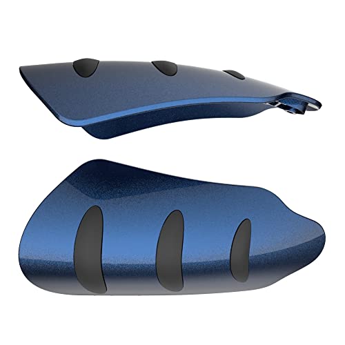 US Stock Advanblack Color Matched Hand Guard For Harley Touring & Softails - color: Big Blue Pearl