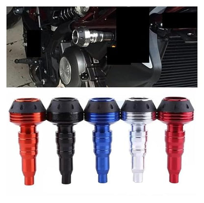 1PC Motorcycle M10 Protector Frame Slider 10mm Universal Motorbike Sliders Anti Crash Rod(RED) - color: RED