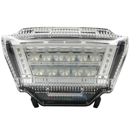Integrated LED Tail Brake Turn Signal Light,#MD059-2,Clear | Compatible with Kawasaki Ninja ZX10R ZX-10R 2011-2015 - color: Clear