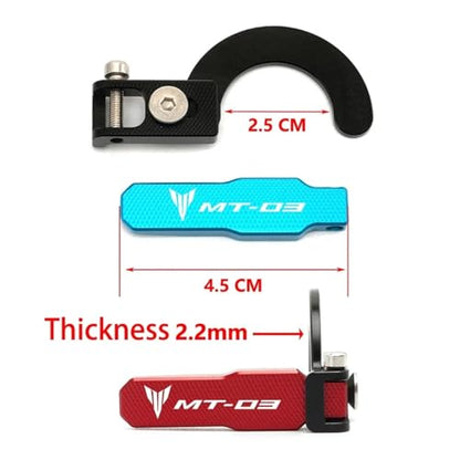 Motorcycle Switch Button Cover Horn Button Shell Extension Button Bracket Compatible with MT03 MT-03 MT 03 07 2021 2022 - color: Red