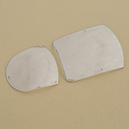 SLMOTO Windshield Quarter Fairing Fit for Harley Sportster XL 1988-2016 Dyna 1995-2005 Clear - color: Clear Windshield