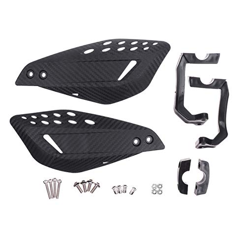 7/8" 22mm Motorcycle Handguards Handlebar Protector Gear for Dirt Bike ATV Yamaha Kawasaki Suzuki Honda(Black) - color: Black