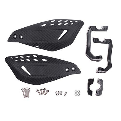 7/8" 22mm Motorcycle Handguards Handlebar Protector Gear for Dirt Bike ATV Yamaha Kawasaki Suzuki Honda(Black) - color: Black