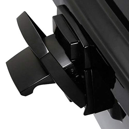 TCMT Razor Motorcycle Trunk Box Backrest Pad Fit For Harley Touring 1997-2013 Road Glide Street Glide Electra Glide Road King(Black Latches) Pack Trunk - color: BLack Lacthes Trunk+Backrest