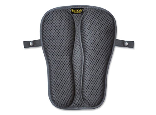 SKWOOSH Passenger Pillion IV Motorcycle Gel Rear Seat Pad with Breathable Cooling Mesh Fabric | Made in USA
