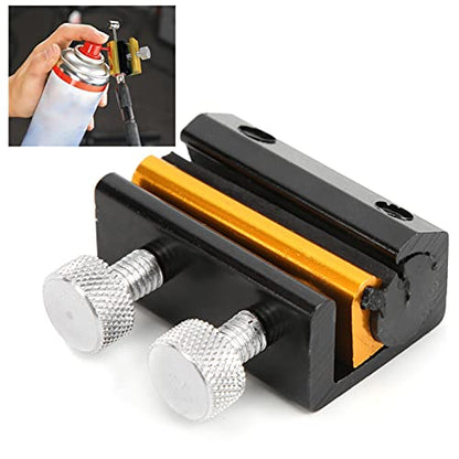 Aramox Cable & Chain Lubricator Tool Luber Oiler Kit for Motorcycle ATV Aluminum & Rubber (Black Gold) - color: Black Gold