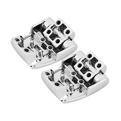 Tour Trunk Hinges Fit for Harley Davidson Touring and Trike Models Equipped with Razor Chopped or King Trunk Luggage 1988-2013 Mirror-Chrome Finish Sold as Pairs