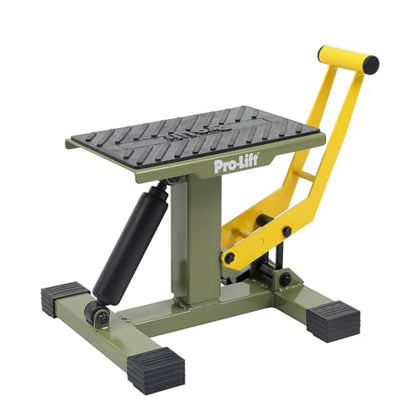 Pro-Lift Dirt Bike Stand Lift– 440 lbs Capacity and Hydraulic Motorcycle Jack Lift Operation, Adjustable Height Hoist Table, for Dirt Pit Bike Repair, Maintenance, Dirt Bike Accessories