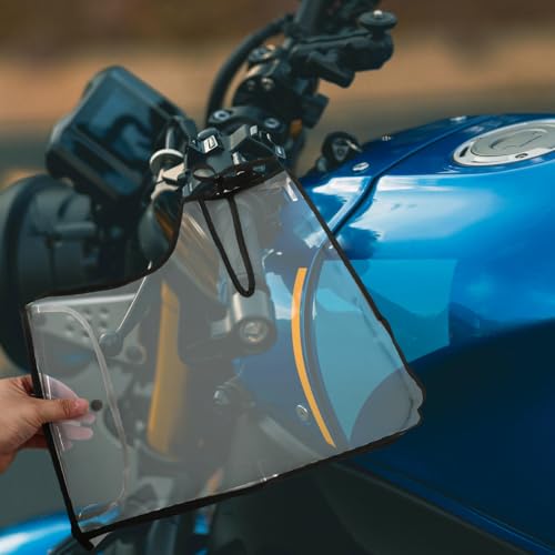 Motorcycle Handlebar Cover Waterproof Windproof Rainproof Oversized Design Easy Installation Protective Cover for Comfortable Riding